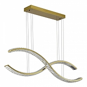 Подвесной светильник ST-Luce Aceno SL6206.303.50 цвет плафона/подвески Прозрачный, цвет арматуры Латунь-2