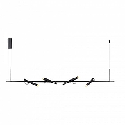 Подвесной светильник ST-Luce L1LT SL6210.403.04 цвет плафона/подвески Золото, Черный, цвет арматуры Черный-4