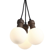 Подвесной светильник ST-Luce Cork SL6226.403.03 цвет плафона/подвески Белый, цвет арматуры Черный-5