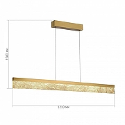 Подвесной светильник ST-Luce Splend1d SL6234.303.45 цвет плафона/подвески Золото, цвет арматуры Латунь-5