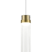 Подвесной светильник ST-Luce Champagne SL6236.303.01 цвет плафона/подвески Прозрачный, цвет арматуры Латунь-3