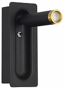 Бра ST-Luce PAR1LLA SL6238.401.01 цвет плафона/подвески Латунь, Черный, цвет арматуры Черный-6