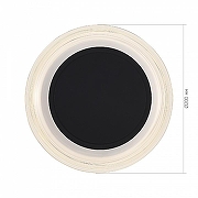 Накладной светильник ST-Luce FRITTELA SL6239.401.03 цвет плафона/подвески Прозрачный, цвет арматуры Черный-1