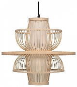 Подвесной светильник ST-Luce ALMA SL6241.513.01 цвет плафона/подвески Белый, Коричневый, цвет арматуры Черный