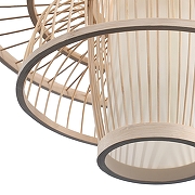 Подвесной светильник ST-Luce ALMA SL6241.513.01 цвет плафона/подвески Белый, Коричневый, цвет арматуры Черный-6