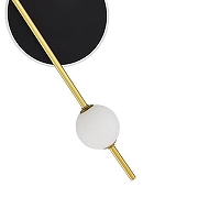 Накладной светильник ST-Luce Dal1 SL6507.431.02 цвет плафона/подвески Белый, цвет арматуры Бежевый, Черный-3