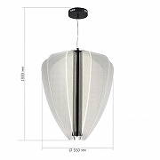 Подвесной светильник ST-Luce Fesale SL6509.413.01 цвет плафона/подвески Прозрачный, цвет арматуры Черный-5
