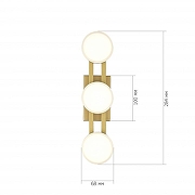 Накладной светильник ST-Luce MONRO SL6610.201.03 цвет плафона/подвески Белый, цвет арматуры Золото-4