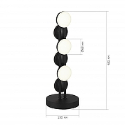 Настольная лампа ST-Luce MONRO SL6610.404.06 цвет плафона/подвески Белый, цвет арматуры Черный-3