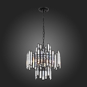 Подвесной светильник ST-Luce Chiarezza SL665.443.06 цвет плафона/подвески Прозрачный, Черный, цвет арматуры Черный-3