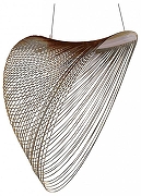 Подвесной светильник ST-Luce Foss1l SL6900.503.24 цвет плафона/подвески Коричневый, цвет арматуры Белый