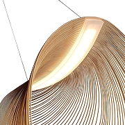 Подвесной светильник ST-Luce Foss1l SL6900.503.32 цвет плафона/подвески Коричневый, цвет арматуры Белый-5