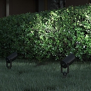 Ландшафтный светильник ST-Luce Yardo SL9014.415.01 цвет плафона/подвески Черный, цвет арматуры Черный-2