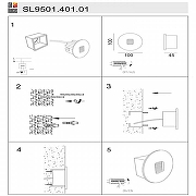 Встраиваемый светильник ST-Luce V1sano SL9501.401.01 цвет белый-3