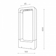 Ландшафтный светильник ST-Luce Erta SL9506.405.01 цвет арматуры Черный-4