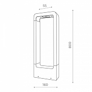 Ландшафтный светильник ST-Luce Erta SL9506.415.01 цвет арматуры Черный-4