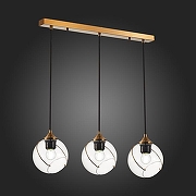 Подвесной светильник EVOLUCE Satturo SLE103103-03 цвет плафона/подвески Прозрачный, цвет арматуры Золото-8