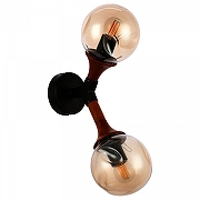 Бра EVOLUCE Raquel SLE109401-01 цвет плафона/подвески Оранжевый, цвет арматуры Черный