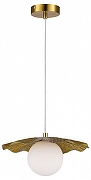 Подвесной светильник EVOLUCE Lorea SLE1196-303-01 цвет плафона/подвески Белый, цвет арматуры Латунь-1