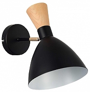 Бра EVOLUCE V1STA SLE1256-401-01 цвет плафона/подвески Коричневый, Черный, цвет арматуры Латунь, Черный