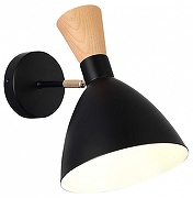 Бра EVOLUCE V1STA SLE1256-401-01 цвет плафона/подвески Коричневый, Черный, цвет арматуры Латунь, Черный-1