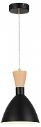 Подвесной светильник EVOLUCE V1STA SLE1256-403-01 цвет плафона/подвески Коричневый, Черный, цвет арматуры Латунь, Черный-1