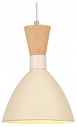 Подвесной светильник EVOLUCE VISTA SLE1256-503-01 цвет плафона/подвески Бежевый, Коричневый, цвет арматуры Бежевый, Латунь