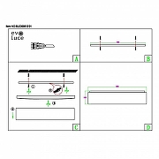 Накладной светильник EVOLUCE Brescia SLE300512-01 цвет плафона/подвески Серебро, Серый, цвет арматуры Никель-3