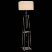 Торшер с полкой ST-Luce Menola SLE302.405.01 цвет плафона/подвески Бежевый, цвет арматуры Коричневый-1