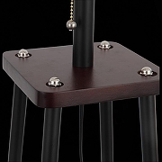 Торшер с полкой ST-Luce Menola SLE302.405.01 цвет плафона/подвески Бежевый, цвет арматуры Коричневый-5