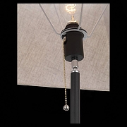 Торшер с полкой ST-Luce Menola SLE302.405.01 цвет плафона/подвески Бежевый, цвет арматуры Коричневый-6