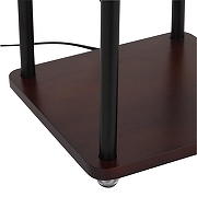 Торшер с полкой ST-Luce Menola SLE302.405.01 цвет плафона/подвески Бежевый, цвет арматуры Коричневый-7