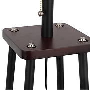 Торшер с полкой ST-Luce Menola SLE302.405.01 цвет плафона/подвески Бежевый, цвет арматуры Коричневый-8