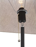 Торшер с полкой ST-Luce Menola SLE302.405.01 цвет плафона/подвески Бежевый, цвет арматуры Коричневый-9