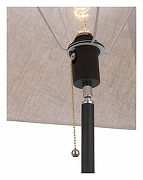 Торшер с полкой ST-Luce Menola SLE302.415.01 цвет плафона/подвески Бежевый, цвет арматуры Коричневый-3