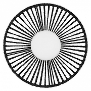 Накладной светильник EVOLUCE LOOM SLE6022-401-01 цвет плафона/подвески Белый, цвет арматуры Черный-2