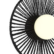 Накладной светильник EVOLUCE LOOM SLE6022-401-01 цвет плафона/подвески Белый, цвет арматуры Черный-3