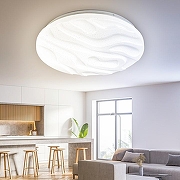 Накладной светильник Эра Классик SPB-6-30-RC Wave цвет плафона/подвески Белый, цвет арматуры Белый-3