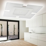 Накладной светильник Эра SPB-6 GEO 1 RC 60 цвет плафона/подвески Белый, цвет арматуры Белый-2