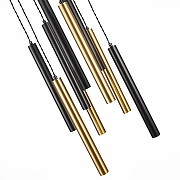 Подвесной светильник ST-Luce ST153 ST153.443.27 цвет плафона/подвески Латунь, Черный, цвет арматуры Черный-4