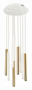 Подвесной светильник ST-Luce ST153 ST153.543.27 цвет плафона/подвески Белый, Латунь, цвет арматуры Белый
