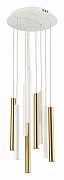 Подвесной светильник ST-Luce ST153 ST153.543.27 цвет плафона/подвески Белый, Латунь, цвет арматуры Белый-1