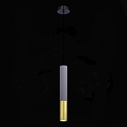 Подвесной светильник ST-Luce ST154 Concrete ST154.713.01 цвет плафона/подвески Золото, Серый, цвет арматуры Черный-3