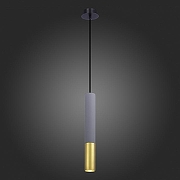 Подвесной светильник ST-Luce ST154 Concrete ST154.713.01 цвет плафона/подвески Золото, Серый, цвет арматуры Черный-4