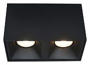 Накладной светильник ST-Luce ST168 ST168.402.02 цвет плафона/подвески Черный, цвет арматуры Черный