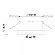 Встраиваемый светильник ST-Luce Chom1a ST206.408.01 цвет белый-9