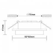 Встраиваемый светильник ST-Luce Chom1a ST206.518.01 цвет белый-9