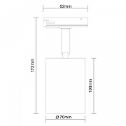 Светильник на штанге ST-Luce Val1 ST302.406.01 цвет плафона/подвески Черный, цвет арматуры Черный-4