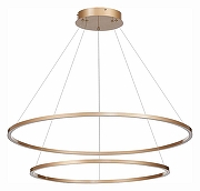 Подвесной светильник ST-Luce ST605 DOWN ST605.243.91 цвет плафона/подвески Белый, Золото, цвет арматуры Золото-1