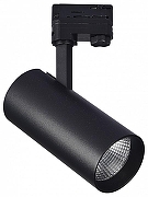 Светильник на штанге ST-Luce Трехфазная трековая система ST661.446.40 цвет плафона/подвески Черный, цвет арматуры Черный